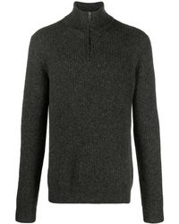 Roberto Collina - Half-Zip Ribbed-Knit Jumper - Lyst