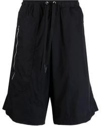 JORDANLUCA - Zip-Detail Wrap Shorts - Lyst