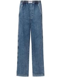 Moschino - High-Rise Wide-Leg Jeans - Lyst