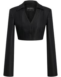 Dondup - Veste Crop À Manches Longues - Lyst