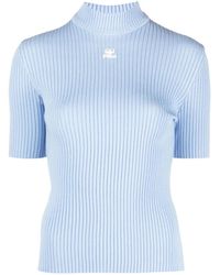Courreges - Reedition Rib-Knit Sweater - Lyst