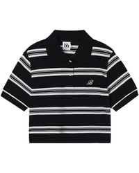 B+ AB - Striped Polo Top - Lyst