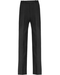 Ferragamo - Mid-rise Wool Tailored Trousers - Lyst