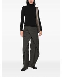 ERMANNO FIRENZE - Pullover Mit Geripptem Saum - Lyst