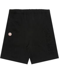 Aape By A Bathing Ape - Logo-Embossed Elasticated-Waist Shorts - Lyst