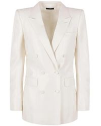 Tom Ford - Double-Breasted Pinstripe Blazer - Lyst