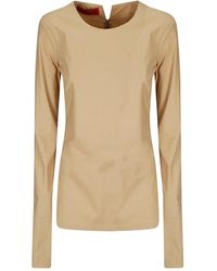 Thelatest - Katoenen Top - Lyst