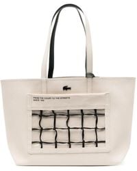 Lacoste - Logo-Plaque Tote Bag - Lyst