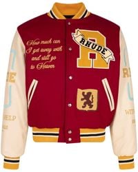 Rhude - Le Valley Varsity Jacket - Lyst