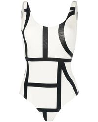 TOTEME - Monogram One-Piece Swimsuit - Lyst