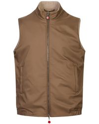 Kiton - Reversible Zip-Fastening Vest - Lyst