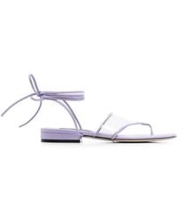 Sergio Rossi - Sr Lunettes Transparent-Strap Sandals - Lyst