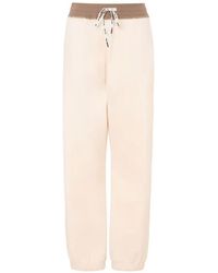 Moschino - Drawstring-Waist Logo-Patch Track Pants - Lyst