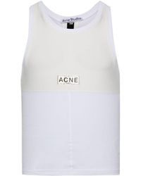 Acne Studios - Logo-patch Panelled Tank Top - Lyst