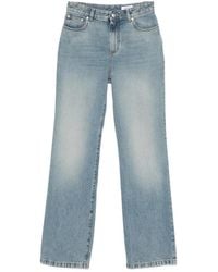 McQueen - Straight-Leg Cotton Jeans - Lyst