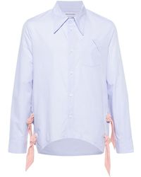 Kiko Kostadinov - Striped Cotton Shirt - Lyst