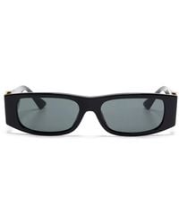 Versace - Sonnenbrille Mit Eckigem Gestell - Lyst