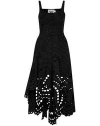 Charo Ruiz - Ayla Broderie-Anglaise Asymmetric Dress - Lyst
