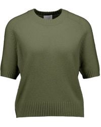 Allude - Short-Sleeve Crew-Neck Top - Lyst