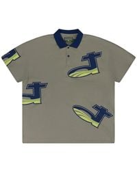 DENIM TEARS - Short-Sleeve Polo Shirt - Lyst