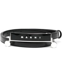 Marni - Cintura Con Logo - Lyst