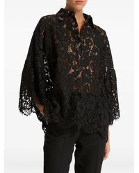 Michael Kors - Lace Flare-sleeve Shirt - Lyst