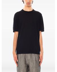 Transit - T-Shirt En Crêpe À Manches Courtes - Lyst