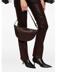 AllSaints - Luna Zip-Closure Leather Shoulder Bag - Lyst