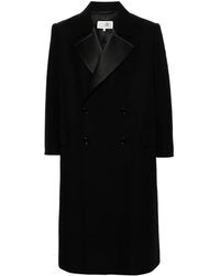 MM6 by Maison Martin Margiela - Doppelreihiger Mantel - Lyst