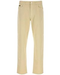Moncler - Logo-Patch Straight-Leg Jeans - Lyst