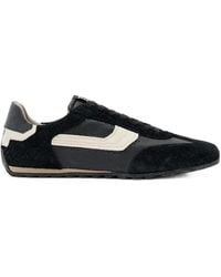 AllSaints - Liam Leather Low-Top Sneakers - Lyst