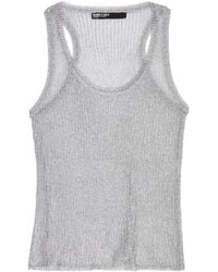 Bimba Y Lola - Lurex Knitted Top - Lyst