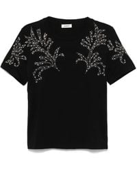 Sandro - Blouse Verfraaid Met Kralen - Lyst