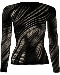 Wolford - Perforated T-Shirt - Lyst