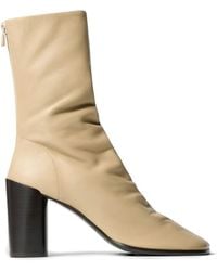 Lemaire - Glove Leather Ankle Boots - Lyst