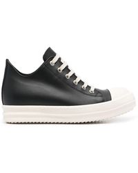 Rick Owens - Toe-cap Leather Low-top Trainers - Lyst