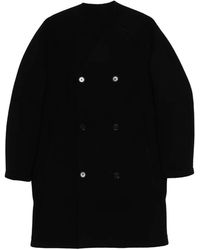 MACRON - Cappotto Doppiopetto Karl Senza Colletto - Lyst