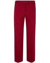 Liviana Conti - Pressed-Crease Straight-Leg Trousers - Lyst