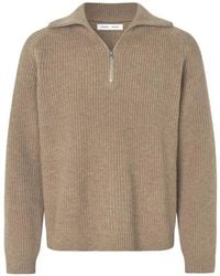 Samsøe & Samsøe - Sarick Pullover Mit Kurzem Reißverschluss - Lyst