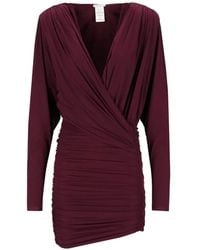 Amazuìn - Abito Corto Sandy Drappeggiato - Lyst