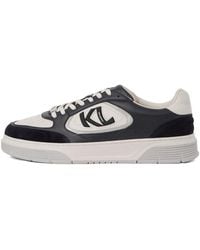 KARL LAGERFELD - Kourtney Logo-Detail Sneakers - Lyst