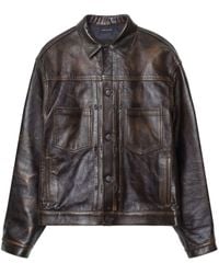 John Elliott - Thumper Type Ii Leather Jacket - Lyst