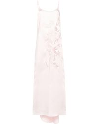 P.A.R.O.S.H. - Dragon-embroidered Maxi Dress - Lyst