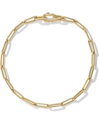 David Yurman - 18Kt Chain Link Bracelet (3.5Mm) - Lyst