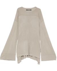 Julius - Panelled Long-Sleeve T-Shirt - Lyst