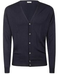 John Smedley - V-Neck Cardigan - Lyst