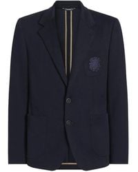 Dolce & Gabbana - Portofino Single-Breasted Jersey Jacket - Lyst