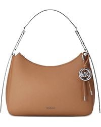 Michael Kors - Medium Nolita Logo-Charm Shoulder Bag - Lyst