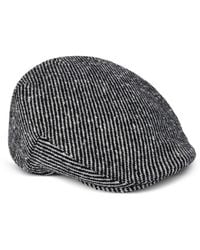 Paul Smith - Linen Stripe Flat Cap - Lyst