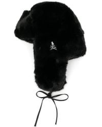 Mastermind Japan - Fliegermütze Aus Faux Fur Mit Totenkopf-Stickerei - Lyst